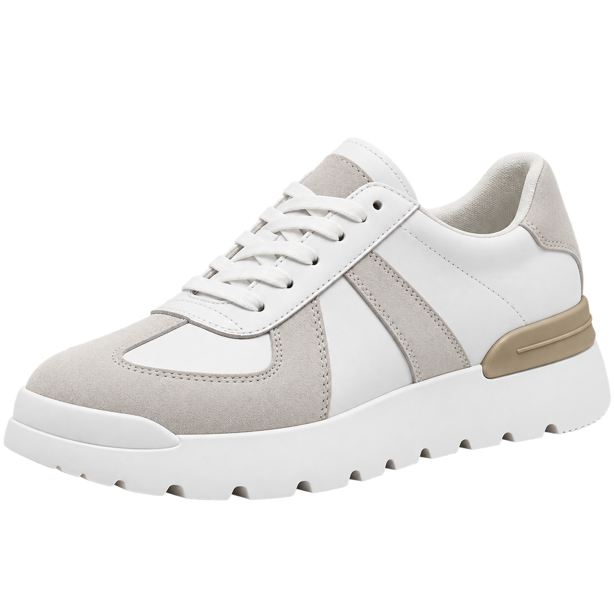 Mollo Riviera – sneaker rétro rehaussante homme, +7 cm invisibles